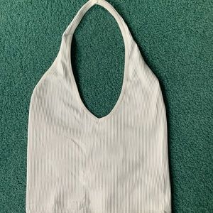 Urban Outfitters white halter crop top